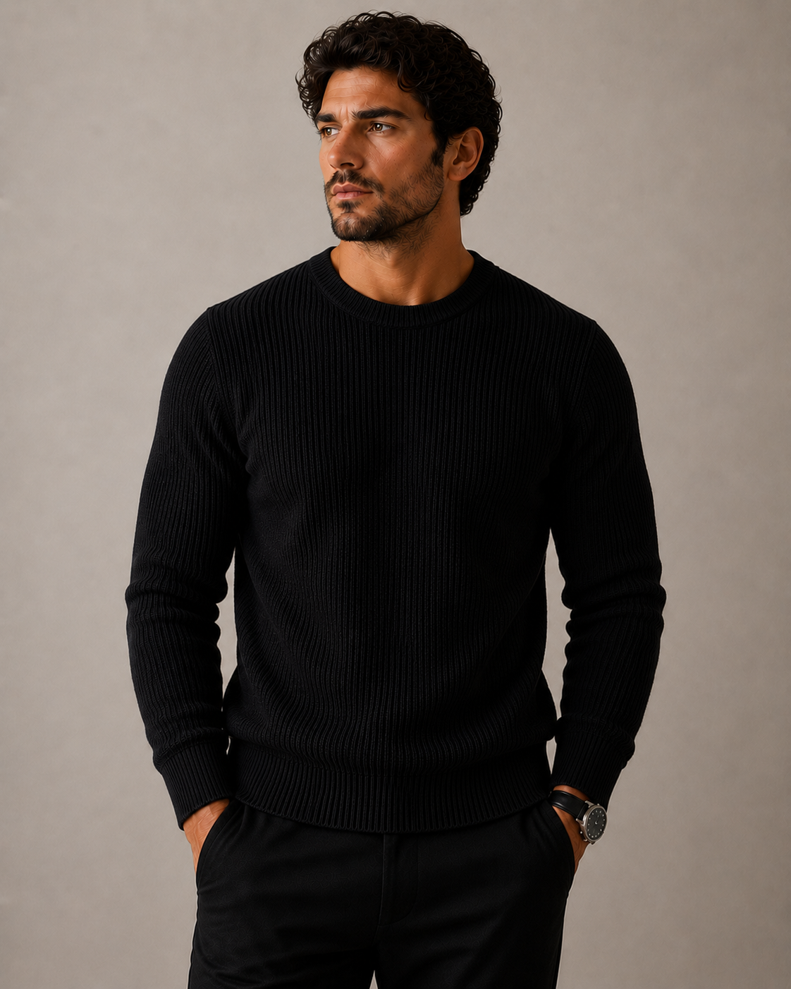 Rib Knit Crewneck