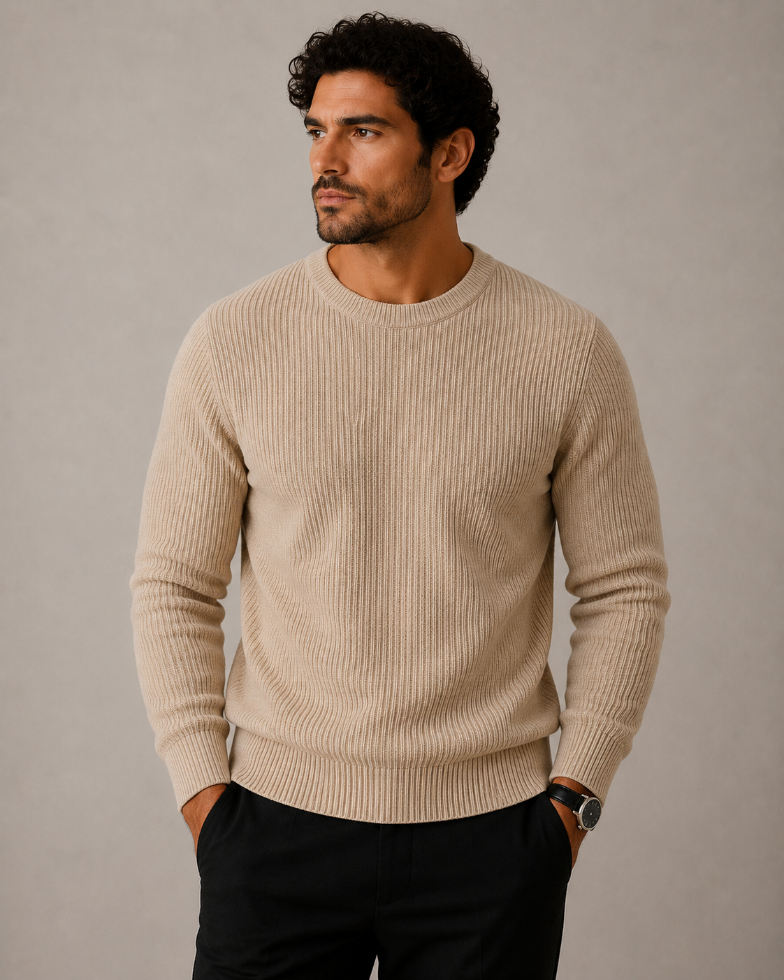Rib Knit Crewneck